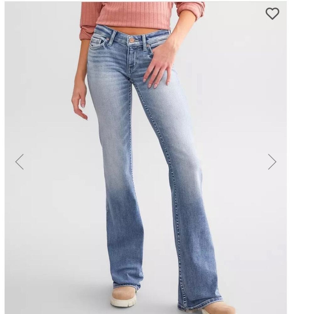 BKE Stella Boot Cut Low Rise Women’s Denim Blue Jeans Size 27